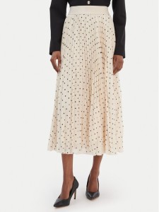 JOOP! Spódnica plisowana Salma2 30100095 Beżowy Regular Fit