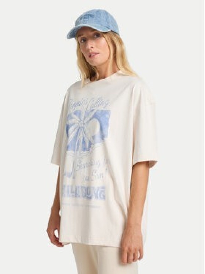Billabong T-Shirt This Sunny Time EBJZT00479 Biały Loose Fit
