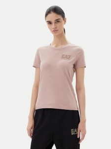 EA7 Emporio Armani T-Shirt 7W000492 AF10373 U4079 Różowy Regular Fit