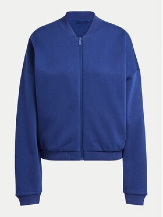 adidas Bluza Essentials Contemporary Logo JD9968 Granatowy Loose Fit