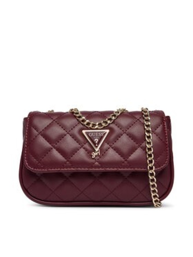 Guess Torebka J5YZ17 WGT10 Bordowy