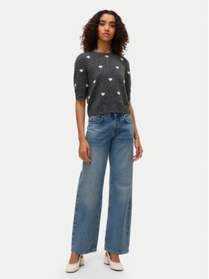 Vero Moda Sweter Doffy 10330793 Szary Regular Fit