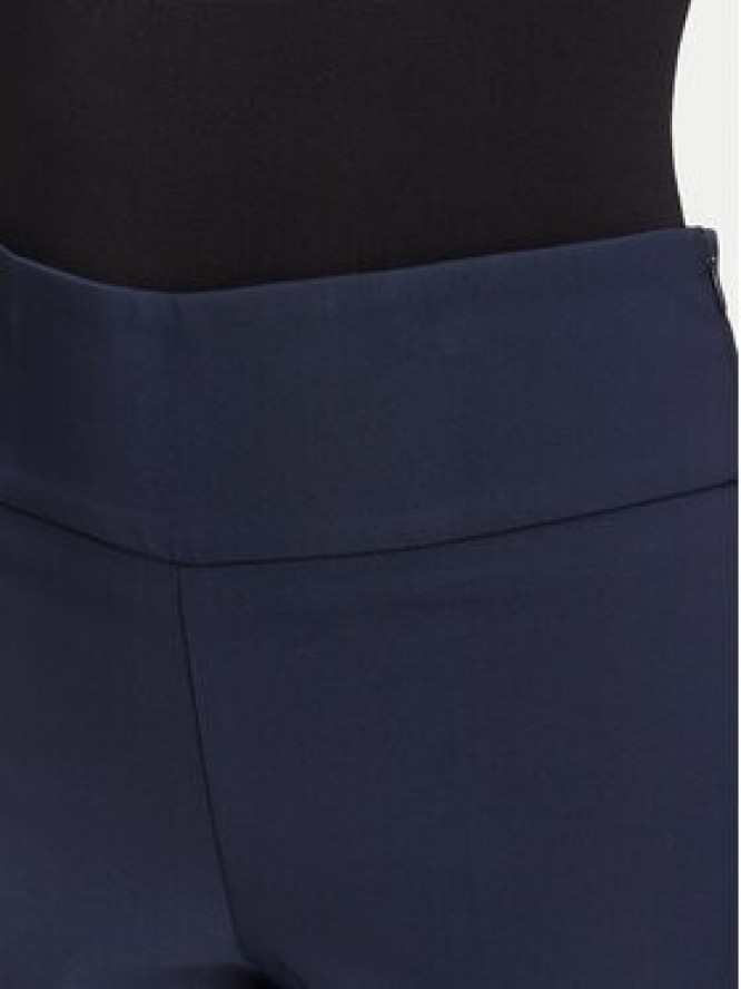 Rinascimento Spodnie materiałowe CFC0130140003 Granatowy Flare Fit