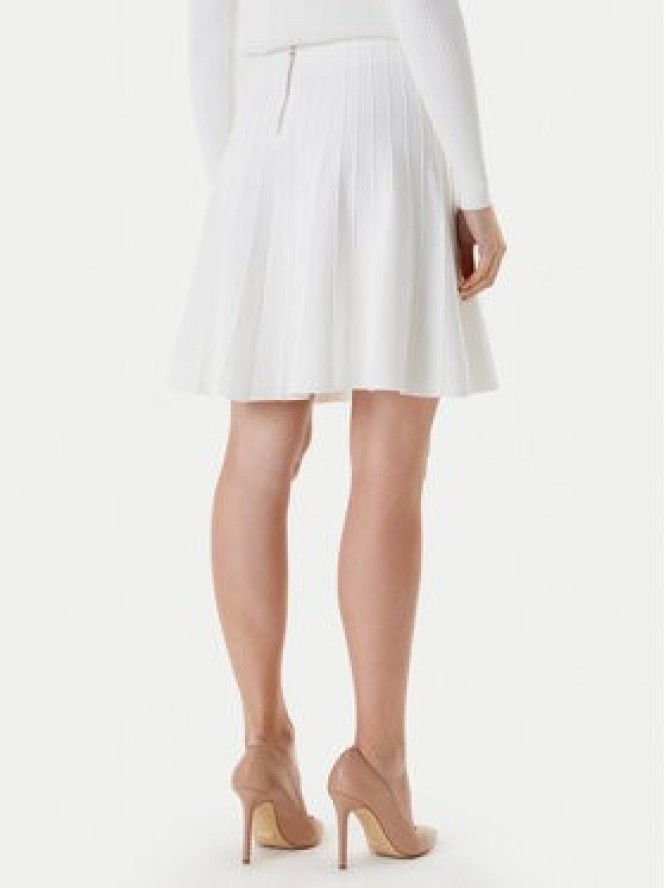 Guess Spódnica mini W5YD65 Z0130 Biały Regular Fit