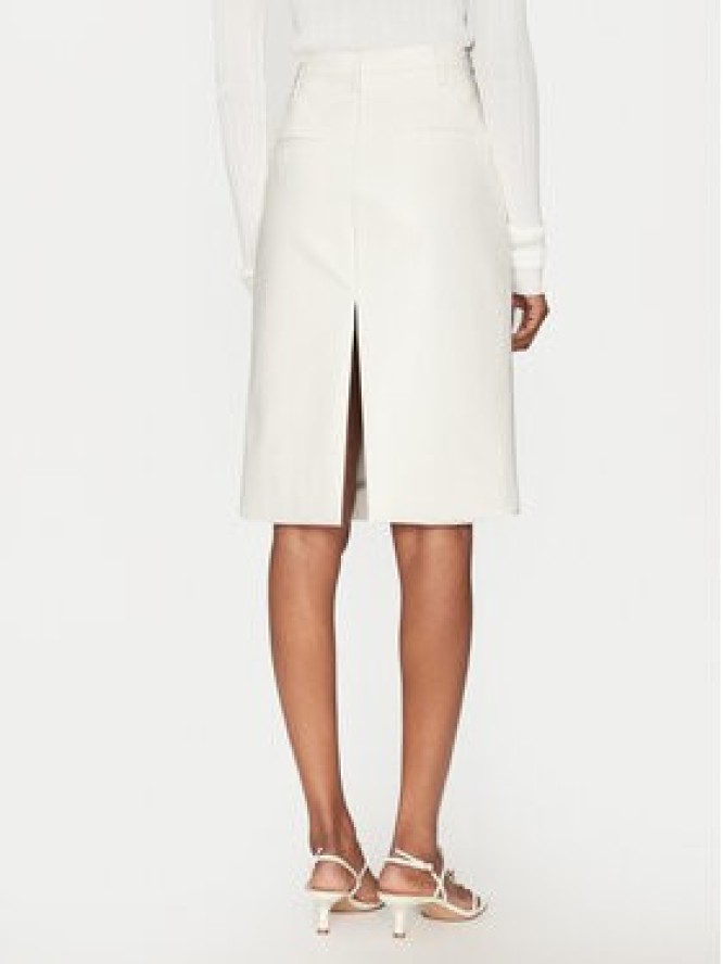 Bardot Spódnica z imitacji skóry 59679SB1 Biały Regular Fit