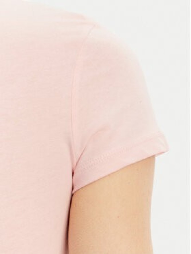Tommy Jeans T-Shirt DW0DW20459 Różowy Slim Fit