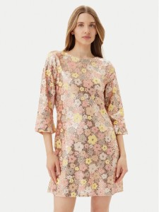 Bruuns Bazaar Sukienka koktajlowa Alternifolius BBW4520 Kolorowy Regular Fit