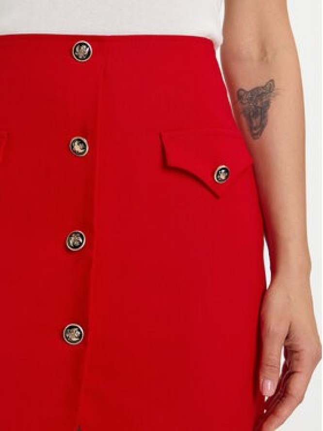Morgan Spódnica mini 252-JADOR.F Czerwony Slim Fit