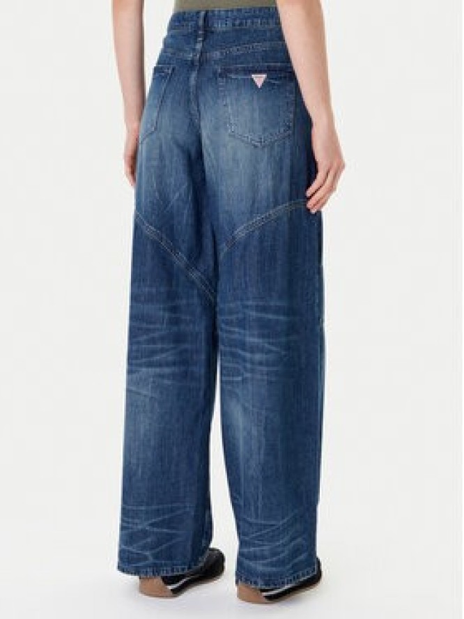 Guess Jeansy W5YA2F D5R0D Niebieski Baggy Fit