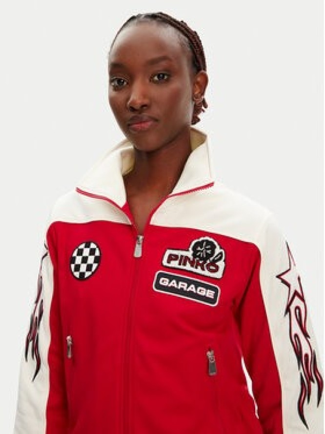 PINKO Bluza Edgar 105273 A2MD Czerwony Regular Fit