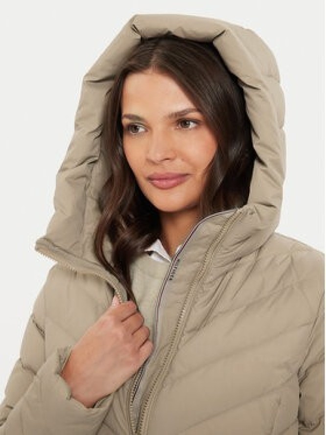 Tommy Hilfiger Kurtka puchowa Chevron WW0WW42623 Beżowy Regular Fit