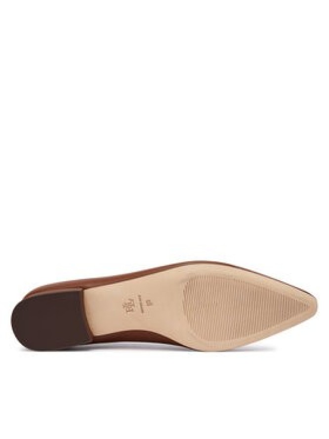 LAUREN RALPH LAUREN Baleriny Audri 802P18411004 Brązowy