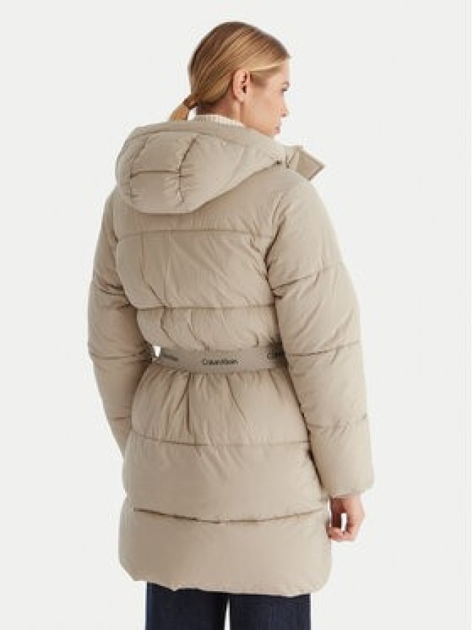 Calvin Klein Jeans Kurtka zimowa LV047D508G Beżowy Regular Fit