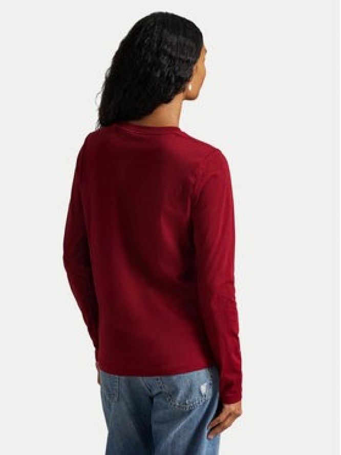 Polo Ralph Lauren Bluzka 211898699039 Bordowy Regular Fit