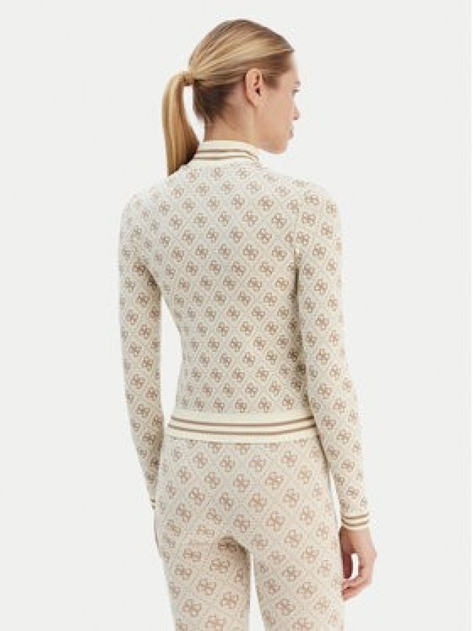 Guess Bluza V5BP08 K2000 Beżowy Slim Fit