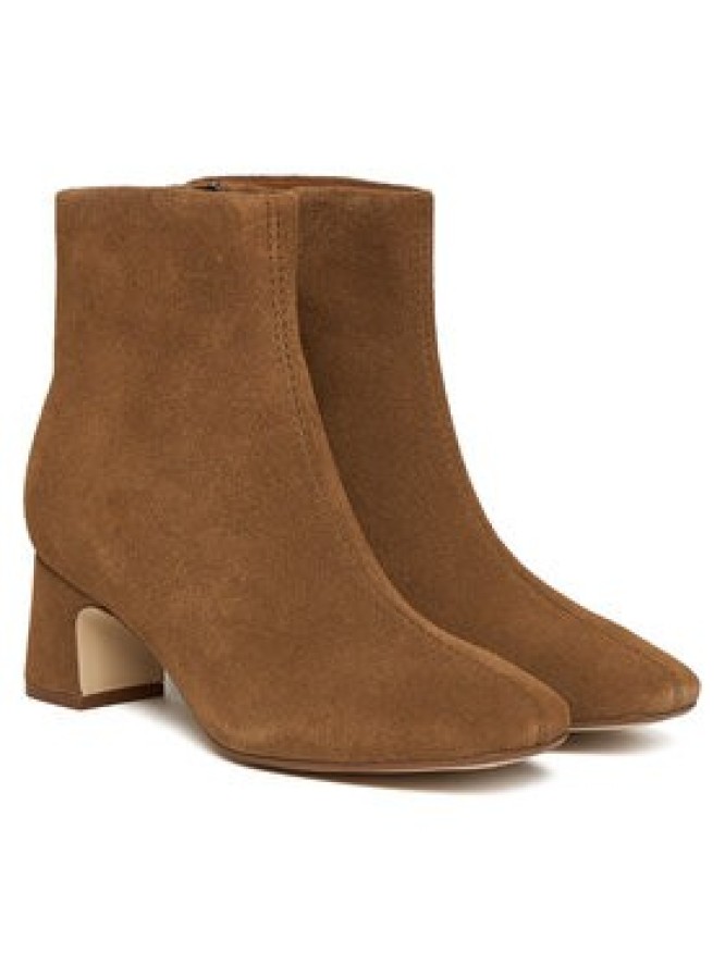 Clarks Botki Fernie Zip 26182938 Brązowy