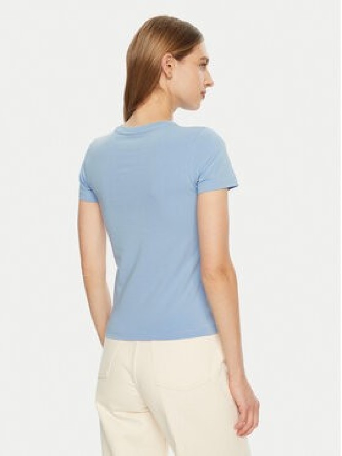 Guess Jeans T-Shirt W4YI01 J1314 Błękitny Regular Fit