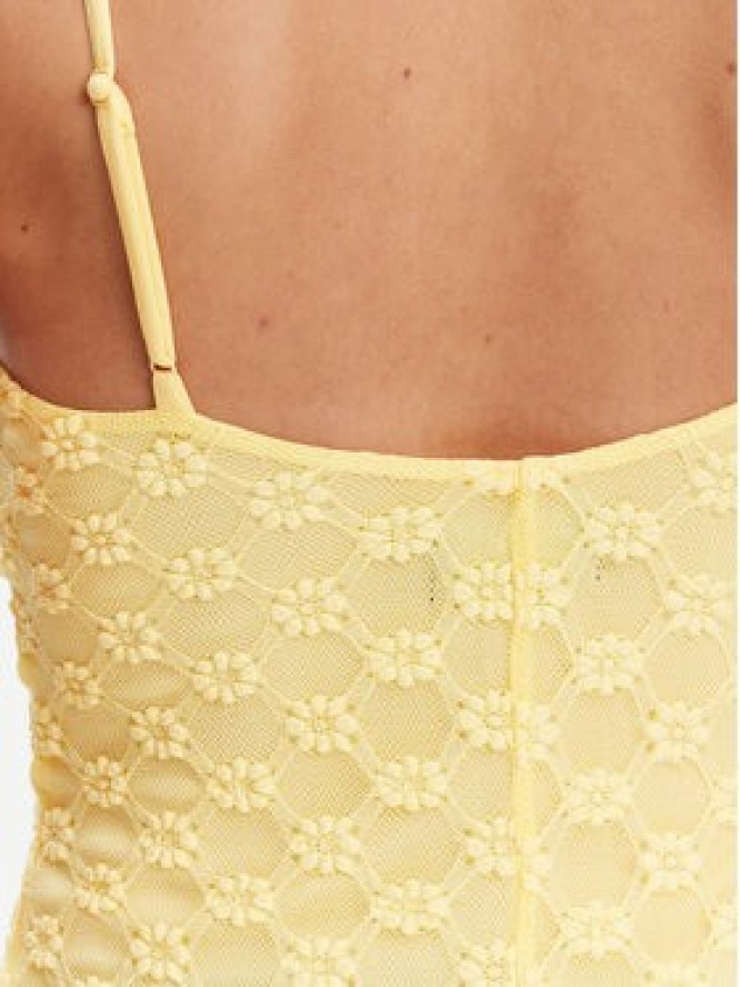 Bardot Sukienka koktajlowa 57998DB1 Żółty Regular Fit