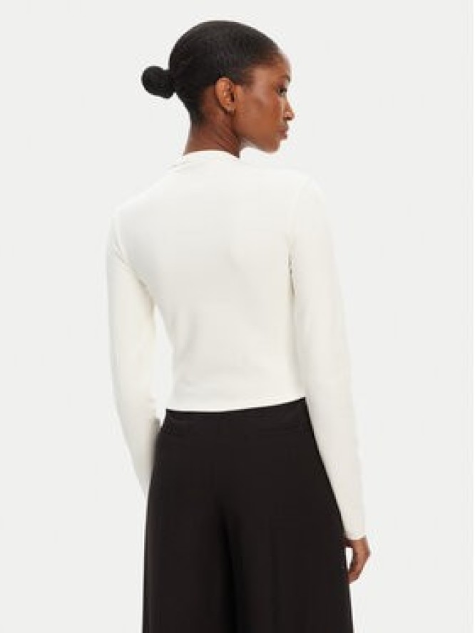 HUGO Bluzka Dafilomena_3 50518378 Écru Slim Fit