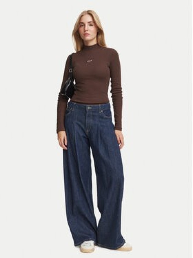 Guess Jeans Bluzka W6BP06 K5471 Brązowy Slim Fit