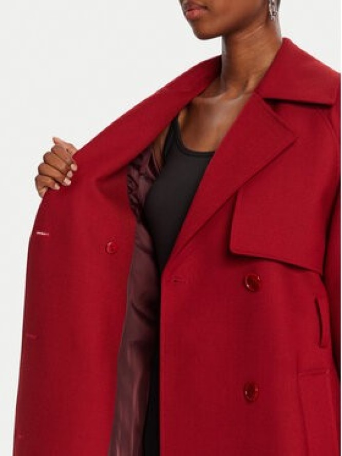 Patrizia Pepe Trencz 8O0188/A630-J4L3 Bordowy Regular Fit