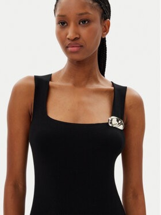 Kontatto Sukienka koktajlowa 3M0553C Czarny Slim Fit