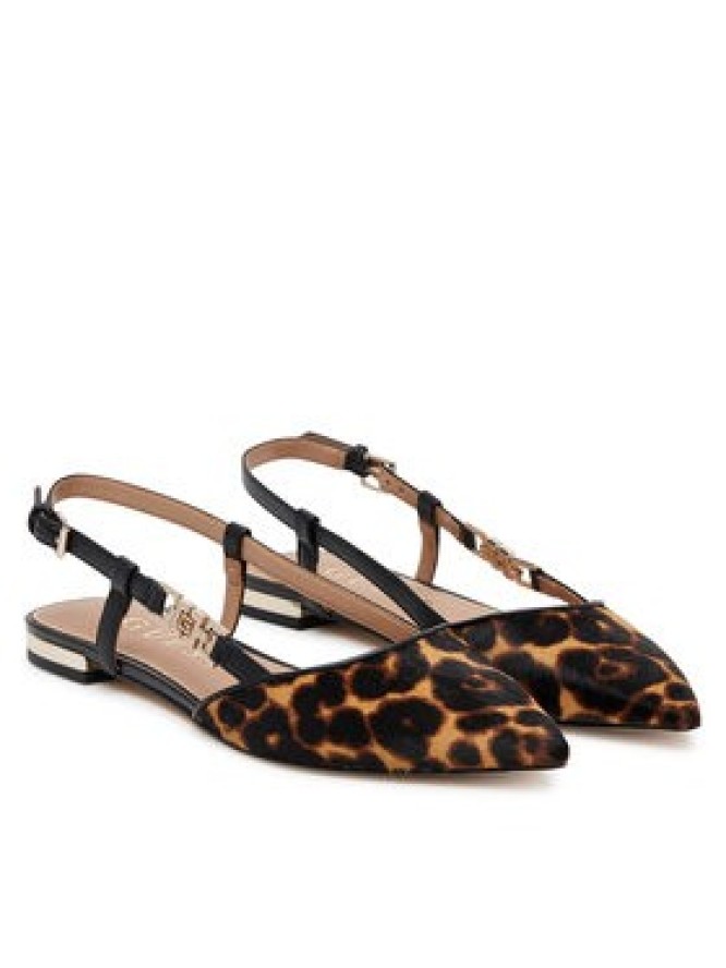 Guess Baleriny FLTFRY LEP05 Brązowy