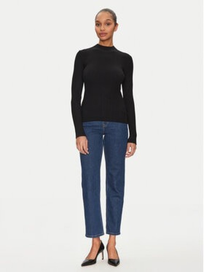 Morgan Sweter 251-MLACY Czarny Slim Fit