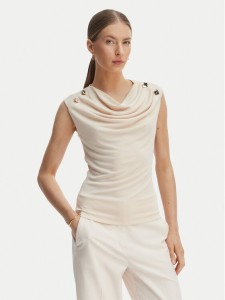 Rinascimento Bluzka CFC0128663003 Beżowy Regular Fit