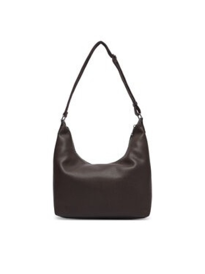 Calvin Klein Torebka Webbing Strap Md Shoulder Bag LV04F3891G Brązowy ciemny