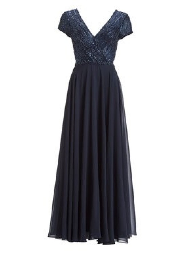 Hey Kyla Sukienka wieczorowa 5AJ002HK Granatowy Regular Fit