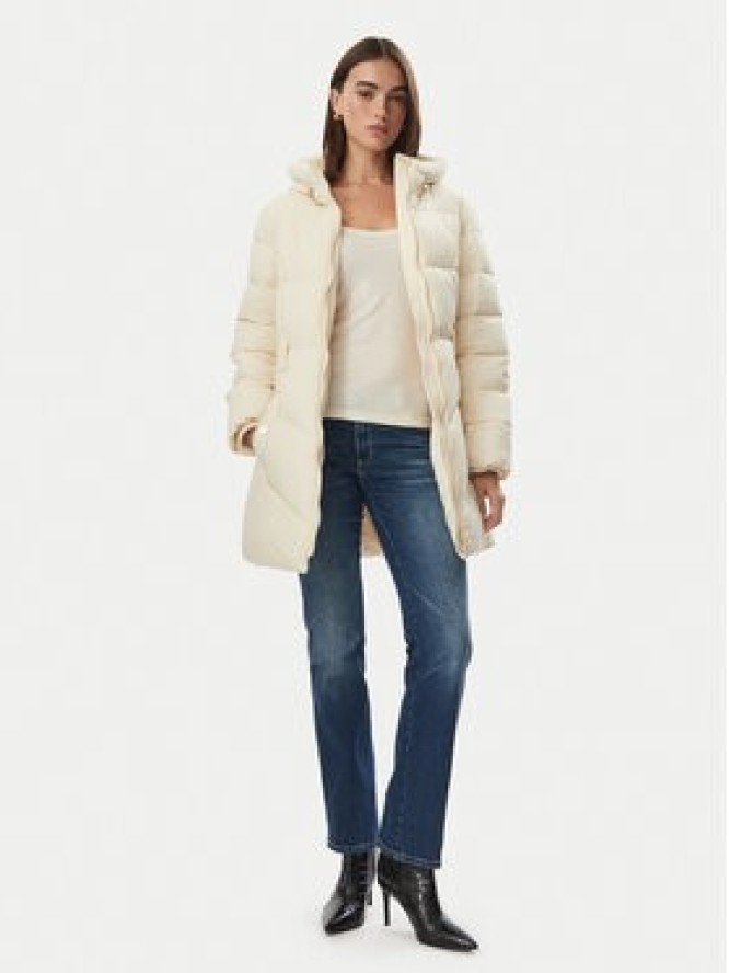 Guess Kurtka zimowa W6BL50 W4144 Kremowy Regular Fit