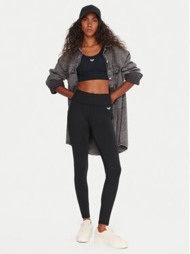 Roxy Legginsy Everyday Flow ERJNP03676 Czarny Slim Fit
