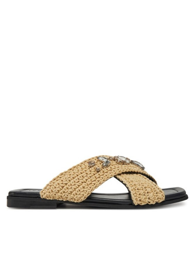 Inuikii Klapki Woven Strap Stones 70104-367 705 Beżowy