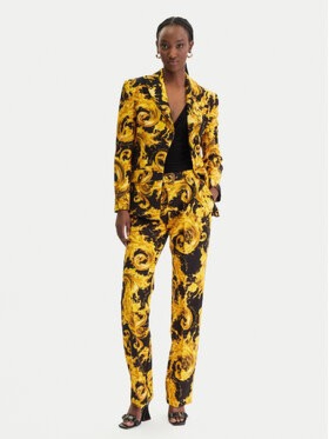 Versace Jeans Couture Spodnie materiałowe 80HAA111 NS756 Czarny Regular Fit