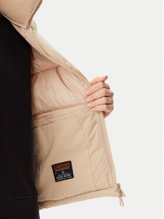 Guess Jeans Bezrękawnik W4BN59 WGII2 Beżowy Regular Fit