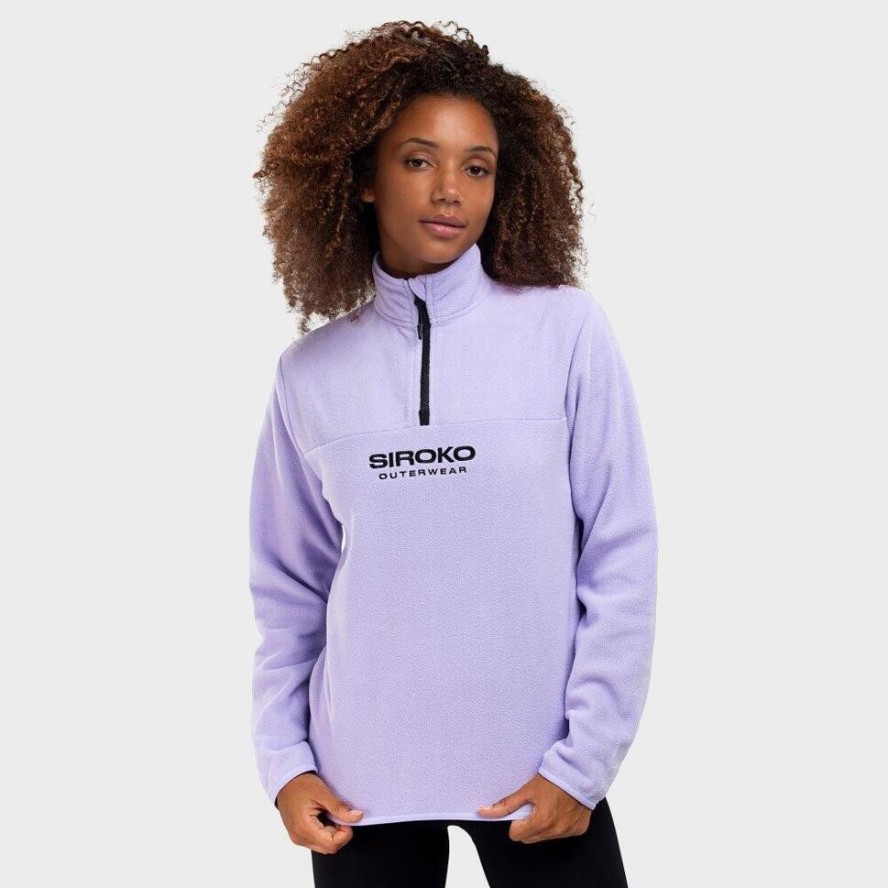 Bluza z grubego polaru do sportów zimowych damska Aurora-W