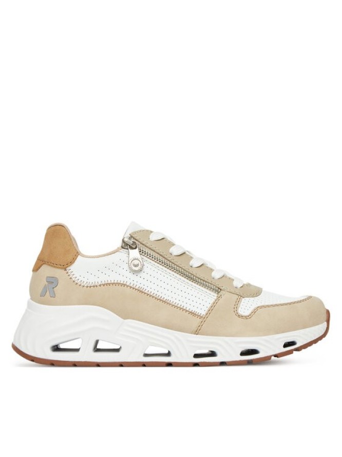 Rieker Sneakersy N5204-80 Biały
