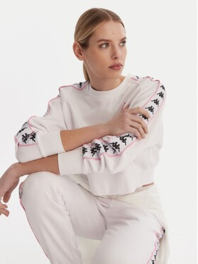 Kappa Bluza Banda Marbella 351S2HW Biały Oversize