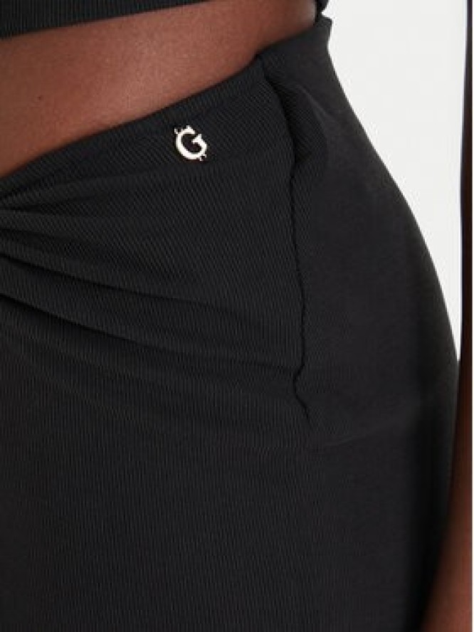 Guess Spódnica maxi W6GD15 K2936 Czarny Slim Fit