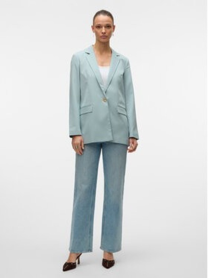 Vero Moda Marynarka Nila 10320915 Zielony Slim Fit