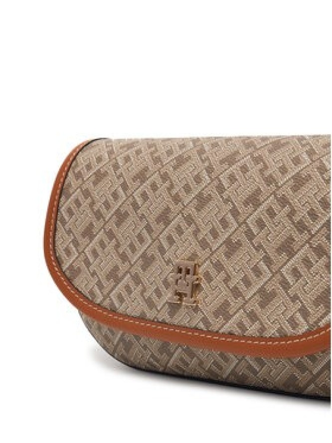 Tommy Hilfiger Torebka Th Monoplay Saddle Bag AW0AW19172 Beżowy jasny