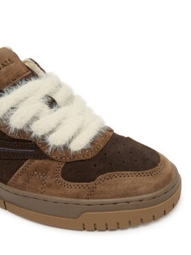 D.A.T.E. Sneakersy Torneo Pure Mono W431-TP-MN Brązowy