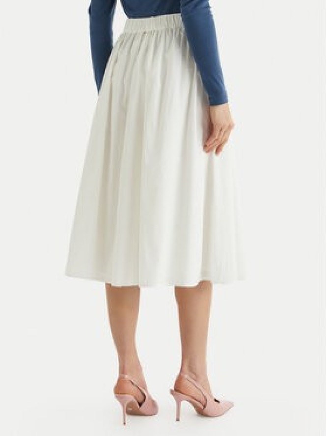 ONLY Spódnica trapezowa Maila 15369555 Biały Regular Fit