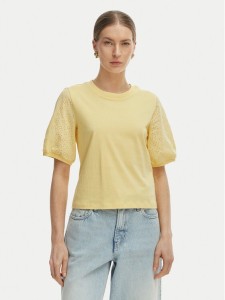 Vero Moda Bluzka Janni 10340706 Żółty Regular Fit