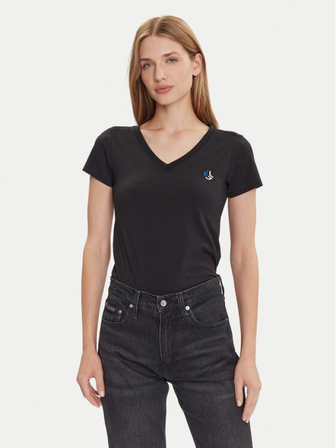 Karl Lagerfeld Jeans T-Shirt A2W17097 Czarny Regular Fit