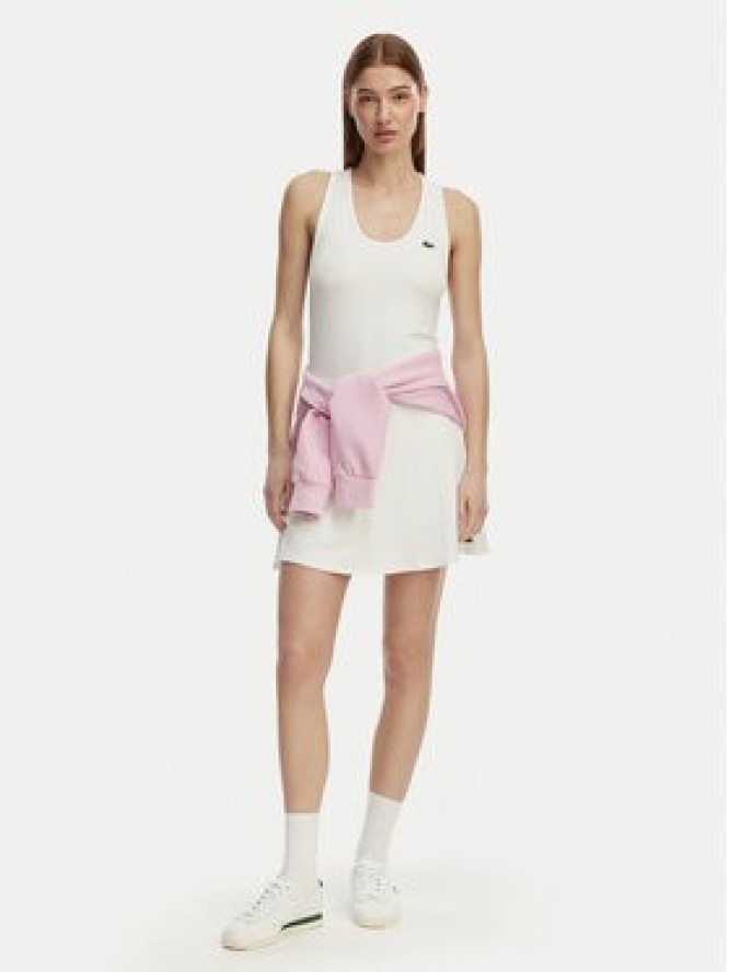 Lacoste Top TF0160 Biały Slim Fit