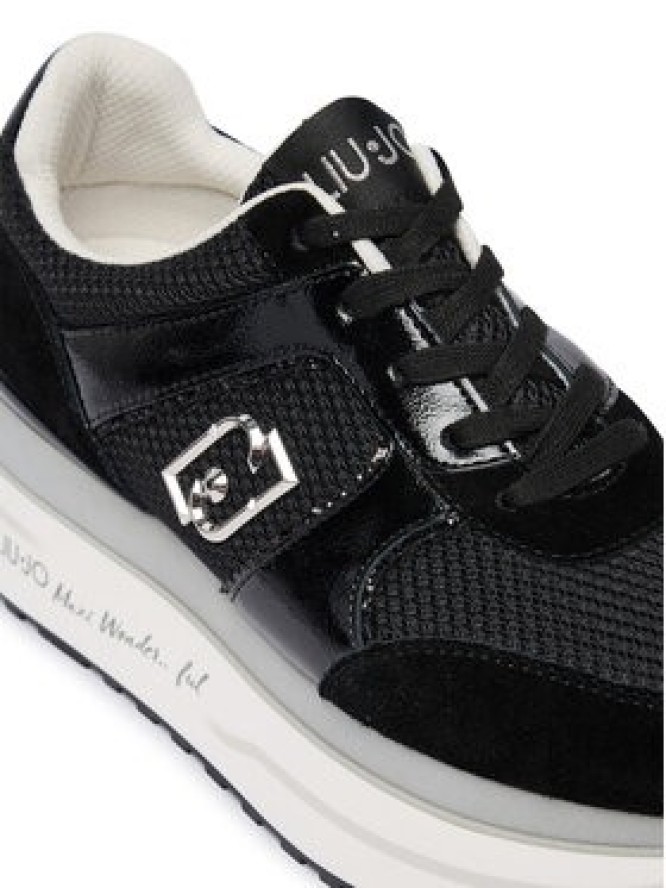 Liu Jo Sneakersy Maxi Wonder Plus 02 BA6019 PX805 Czarny
