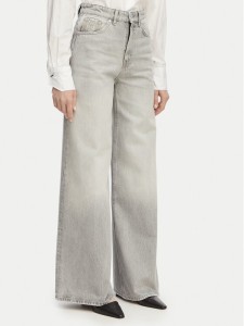 HUGO Jeansy 937 50557053 Szary jasny Wide Leg