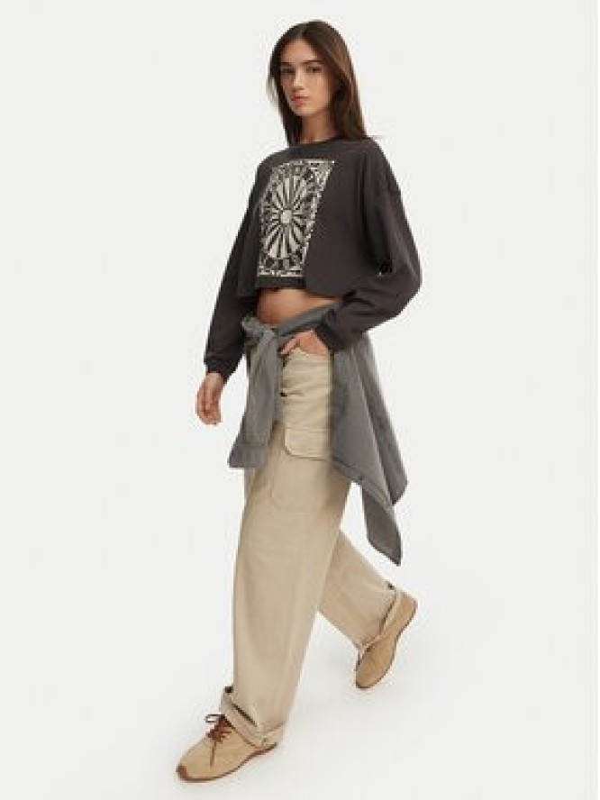 Billabong Bluzka Trip Around EBJZT00491 Szary Cropped Fit